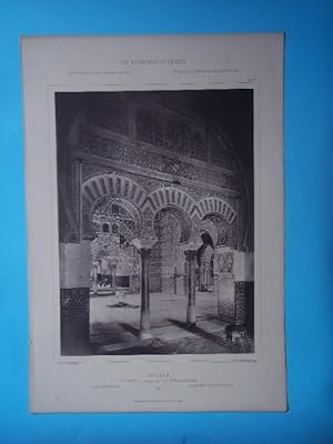 SEVILLA. Alcazar - Sala de los Embajadores. Blatt 37. Die Baukunst Spaniens in Ihren Hervorndsten...