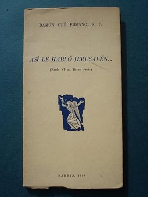 Image du vendeur pour As le Habl Jerusaln . (Paulo VI en Tierra Sanata). mis en vente par Carmen Alonso Libros