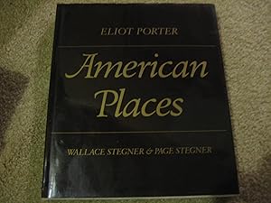 Seller image for American Places for sale by HERB RIESSEN-RARE BOOKS