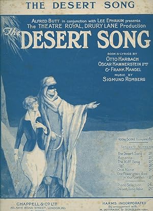 Seller image for The Desert Song [Piano Sheet Music] for sale by Little Stour Books PBFA Member