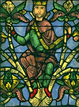 Vitraux de France aux Douzième et Treizième Siècles. (Stained glass windows in French churches in...