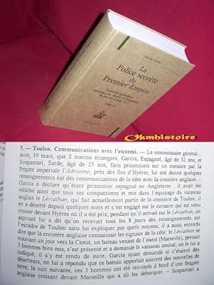 Imagen del vendedor de La police secrte du Premier Empire . Bulletins quotidiens adresss par Savary  l'Empereur. -------- TOME 4 , de Janvier  Juin 1812 a la venta por Okmhistoire