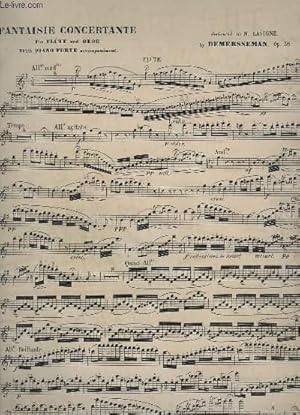 Seller image for FANTAISIE CONCERTANTE - POUR FLUTE - OP.36. for sale by Le-Livre