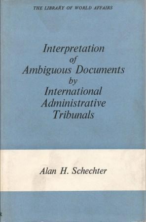 Seller image for Interpretation of Ambiguous Documents By International Administrative Tribunals for sale by Works on Paper