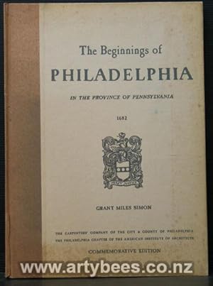 Seller image for Some Accounts of the Singular Beginnings of Philadelphia in the Province of Pennsylvania for sale by Arty Bees Books