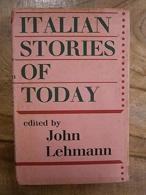 Seller image for ITALIAN STORIES OF TODAY for sale by Uncle Peter's Books