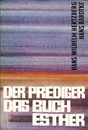 Seller image for Der Prediger. Das Buch Esther. for sale by Fundus-Online GbR Borkert Schwarz Zerfa