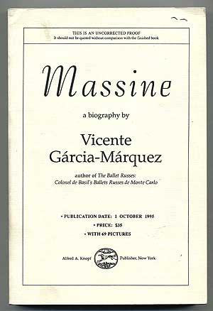 Bild des Verkufers fr Massine: A Biography zum Verkauf von Between the Covers-Rare Books, Inc. ABAA