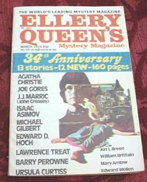 The One and Only East - Short Story in Ellery Queen's Mystery Magazine