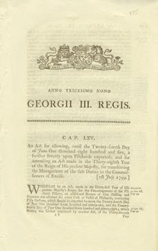 ANNO TRICESIMO NONO GEORGII III. REGIS. CAP. LXV. An Act for allowing, until the Twenty-fourth Da...