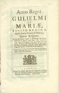 Anno Quarto & Quinto Gulielmi & Mariae. An Act for Continuing the Acts for Prohibiting all Trade ...