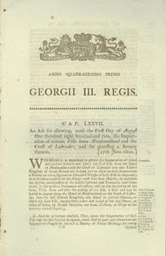 An Act for allowing, until the First Day of August One thousand eight hundred and two, the Import...