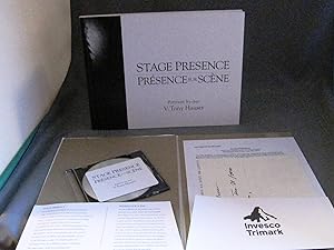 Bild des Verkufers fr Stage Presence/Presence sur Scene. With Portfolio zum Verkauf von Attic Books (ABAC, ILAB)