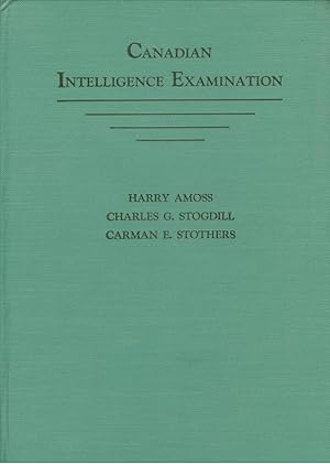 Imagen del vendedor de Canadian Intelligence Examination a la venta por Attic Books (ABAC, ILAB)