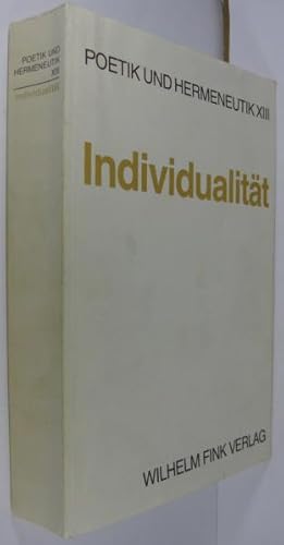 Imagen del vendedor de Individualitt. a la venta por Rotes Antiquariat