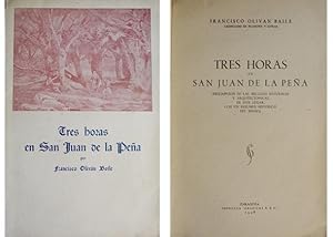 Seller image for Tres horas en San Juan de la Pea. Descripcin de las bellezas naturales y arquitectnicas de este lugar, con un resumen histrico del mismo. for sale by Hesperia Libros