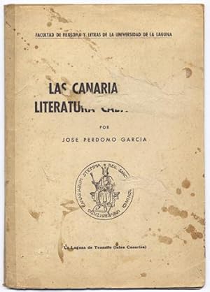 Imagen del vendedor de Las Canarias en la Literatura Caballeresca. a la venta por Hesperia Libros