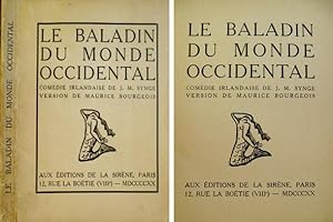 Seller image for Le baladin du monde occidental. Comedie irlandaise. [The Playboy of the Western World]. Version de Maurice Bourgeois. for sale by Hesperia Libros