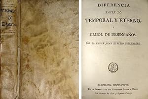 Imagen del vendedor de Diferencia entre lo Temporal y Eterno y Crisol de desengaos. a la venta por Hesperia Libros