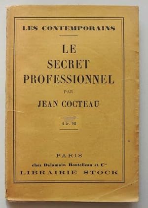 Image du vendeur pour Le secret professionnel mis en vente par Librairie Lis Tes Ratures