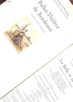 Image du vendeur pour PROGRAMME DU BALLET-THEATRE DE BORDEAUX : LA BBELLE ET LA BETE. mis en vente par Le-Livre
