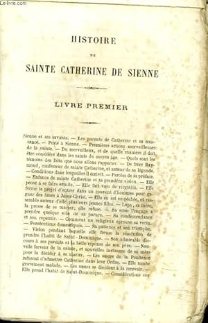 Seller image for HISTOIRE DE SAINTE CATHERINE DE SIENNE. for sale by Le-Livre