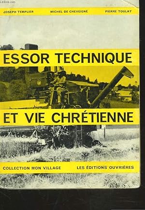 Bild des Verkufers fr ESSOR TECHNIQUE ET VIE CHRETIENNE zum Verkauf von Le-Livre
