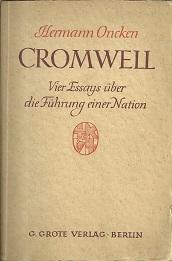 Image du vendeur pour Cromwell. Vier Essays ber die Fhrung einer Nation. mis en vente par Antiquariat Axel Kurta