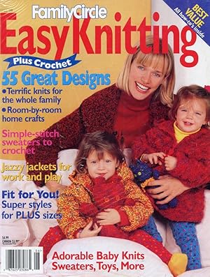 FAMILY CIRCLE KNITTING Plus Crochet : 55 GREAT DESIGNS : Fall 1998