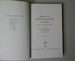 Image du vendeur pour Advances in Communication Systems. Volume 3. mis en vente par Antiquariat Bookfarm