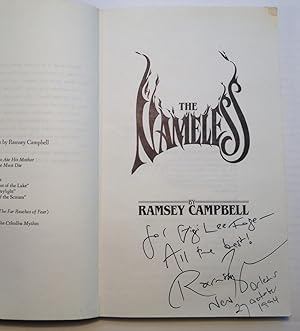 Seller image for The Nameless for sale by Argosy Book Store, ABAA, ILAB