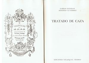 Imagen del vendedor de TRATADO DE CAZA a la venta por Librera Torren de Rueda