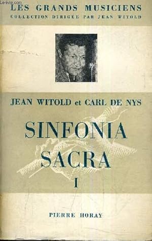 Seller image for SINFONIA SACRA I. for sale by Le-Livre