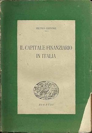 Seller image for Il Capitale finanziario in Italia for sale by Laboratorio del libro