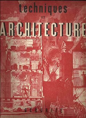 Techniques et Architecture. Securitè - 6° annèe, n. 11-12