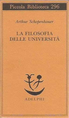 La filosofia delle università