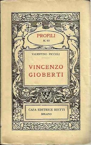 Imagen del vendedor de Vincenzo Gioberti a la venta por Laboratorio del libro