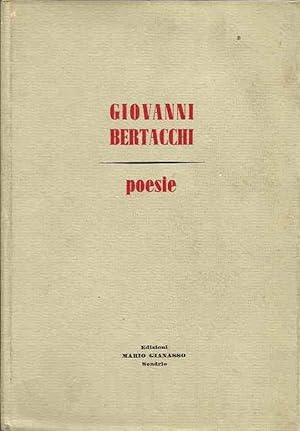 Giovanni Bertacchi - Poesie