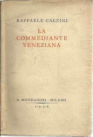 Seller image for La commediante veneziana for sale by Laboratorio del libro