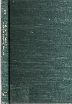 Bild des Verkufers fr Jos De Espronceda : An Annotated Bibliography 1834-1980 [Jose] zum Verkauf von Mike's Library LLC