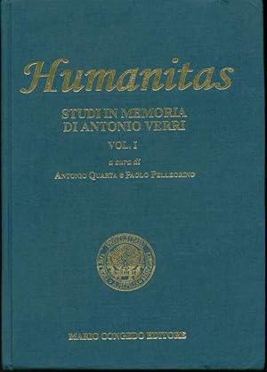 Imagen del vendedor de Humanitas: Studi in memoria di Antonio Verri (Vol. I e Vol. II) a la venta por Book Dispensary