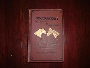 Seller image for HORSES,THEIR FEED AND THEIR FEET, A MANUAL OF HORSE HYGIENE. INVALUABLE FOR THE VETERAN OR THE NOVICE, POINTING OUT THE TRUE SOURCES OF 'MALARIA','DISEASE WAVES', INFLUENZA, GLANDERS, PINK-EYE, ETC. for sale by C. Trowbridge