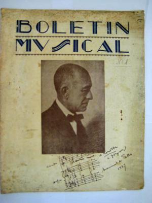 BOLETÍN MUSICAL. Nº 1 Marzo 1928