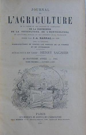 Journal De l' Agriculture 1905