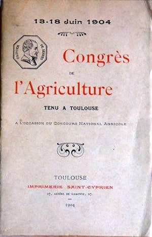 Congrès de l'Agriculture Tenu à Toulouse