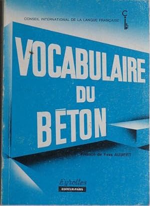 Vocabulaire du Béton