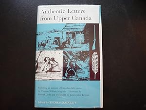 Seller image for Authentic Letters from Upper Canada. for sale by J. King, Bookseller,