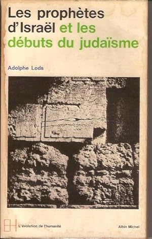 Seller image for LES PROPHETES D'ISRAEL ET LES DEBUTS DU JUDAISME for sale by Gustavo I. Gonzalez