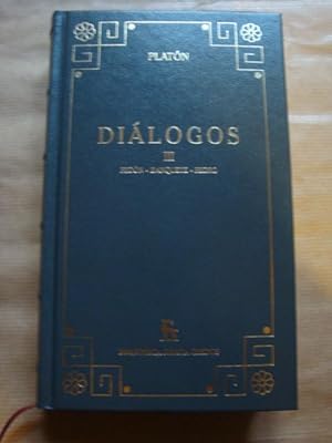 Imagen del vendedor de Diálogos. III- Fedón, Banquete, Fedro a la venta por Llibres Capra