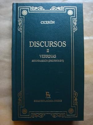 Discursos. II- Verrinas (segunda sesión -discursos III-V)